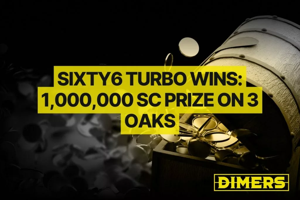 Sixty6 Turbo Wins: 1,000,000 SC Prize on 3 Oaks