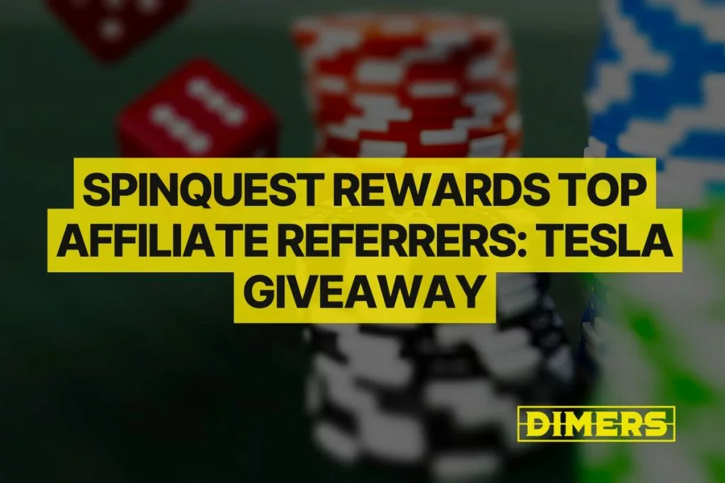 SpinQuest Rewards Top Affiliate Referrers Tesla Giveaway