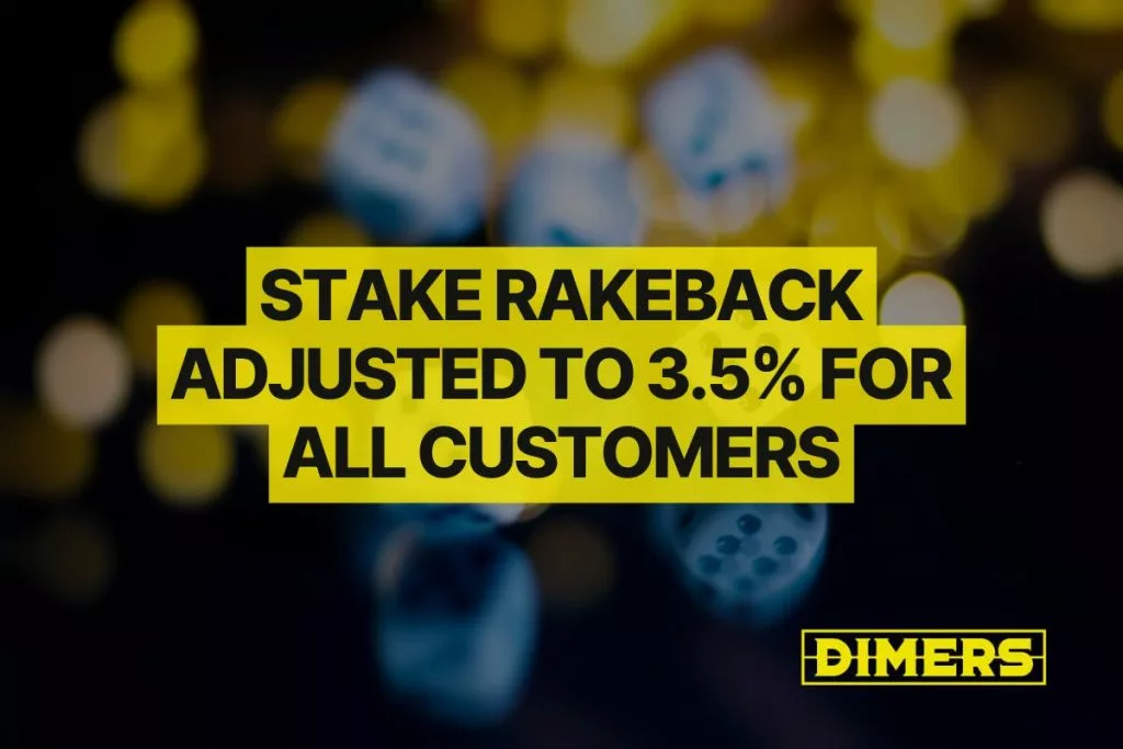 Stake Rakeback Adjusted to 3.5% for All Customers