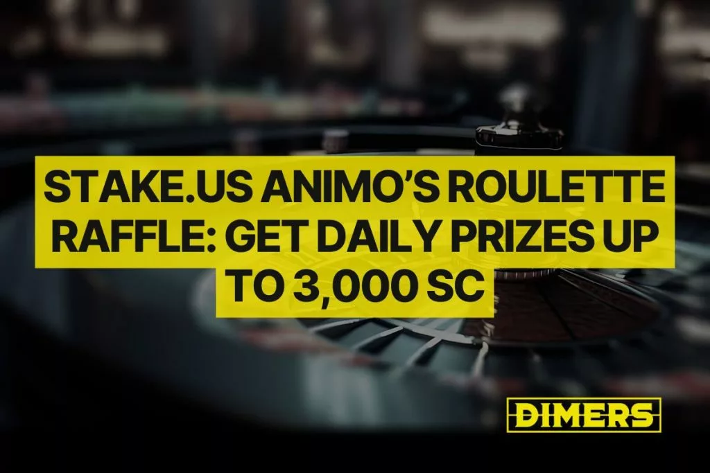 Stake.us Animo’s Roulette Raffle: Get Daily Prizes up to 3,000 SC