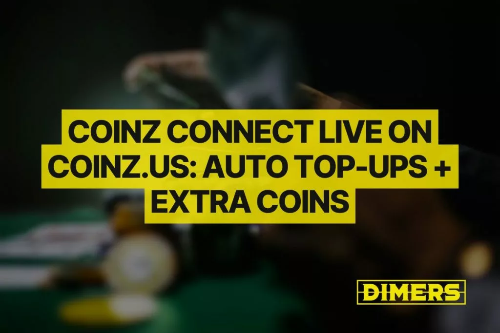 Coinz Connect Live on Coinz.us Auto Top-Ups + Extra Coins