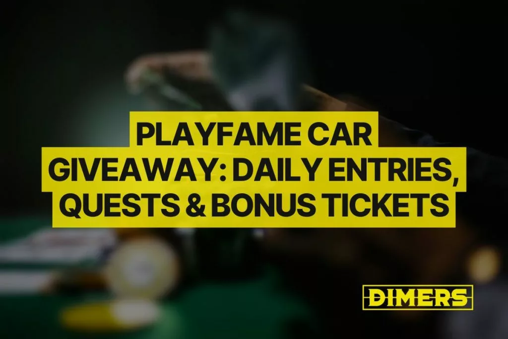 PlayFame Car Giveaway Daily Entries, Quests & Bonus Tickets