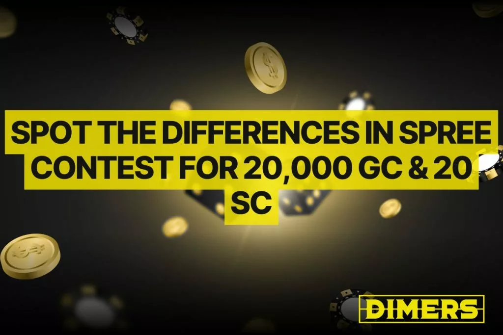 Spot the Differences in Spree Contest for 20,000 GC & 20 SC