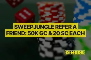 SweepJungle Refer a Friend: 50K GC & 20 SC per Qualified Friend