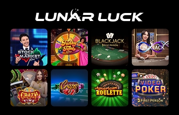 lunar luck casino table games