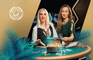 grosvenor casino table games